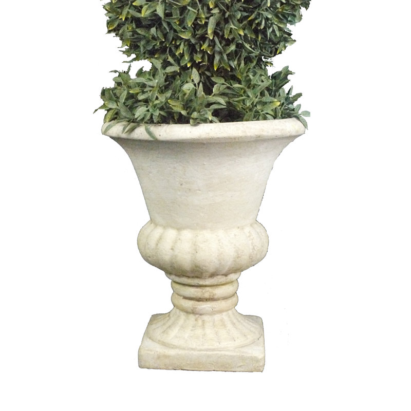 35'' Faux Boxwood Topiary in Pot