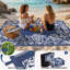 Tapis d'extérieur imperméable avec bordure en plastique - Tapis de pont réversible, résistant aux rayons UV, aux taches et facile à nettoyer pour la cour-2097911057-2097911058