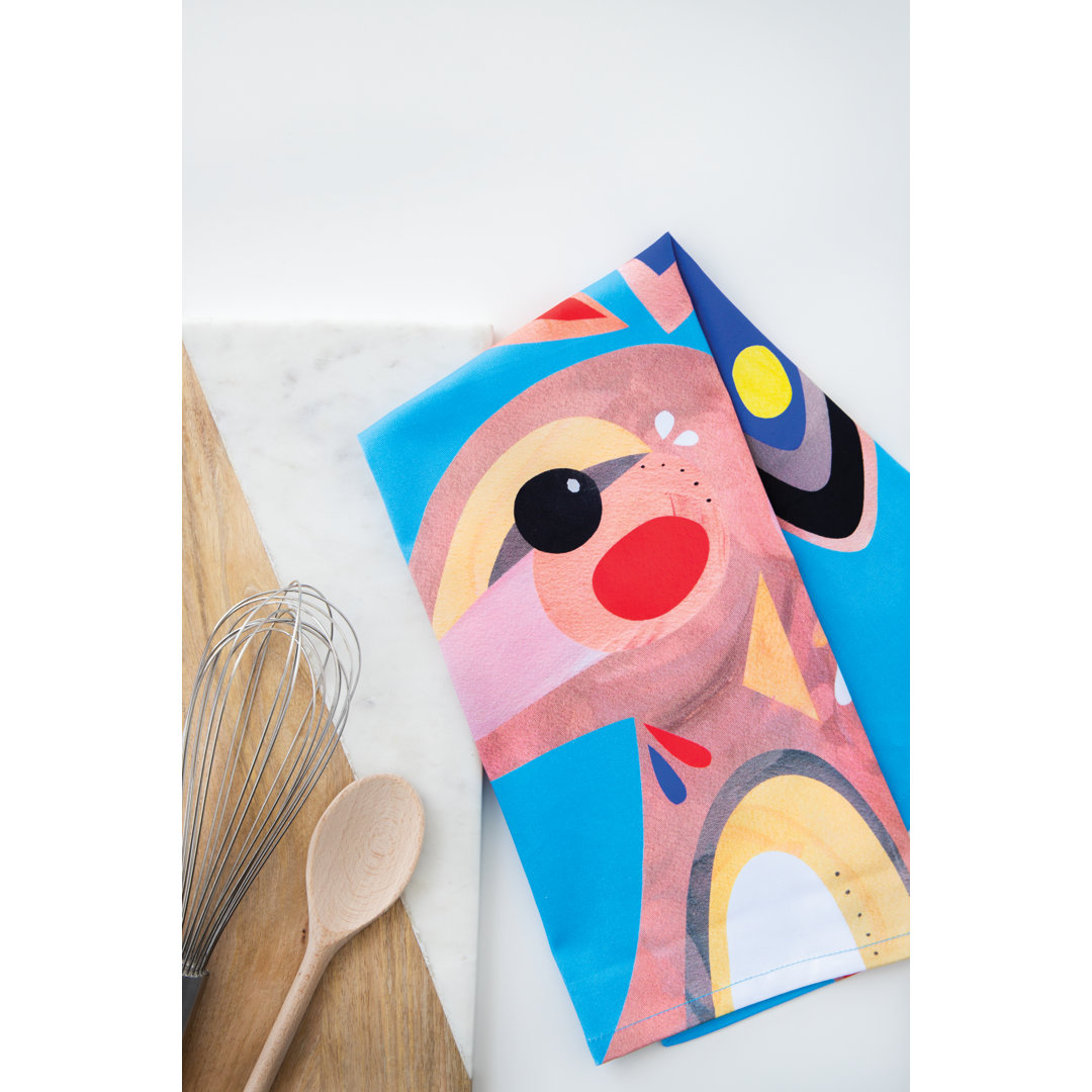 Pete Cromer Cotton Waffle Tea Towel Kitchen Towel