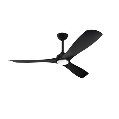 42'' Black Ceiling Fan with LED lights with Remote APP