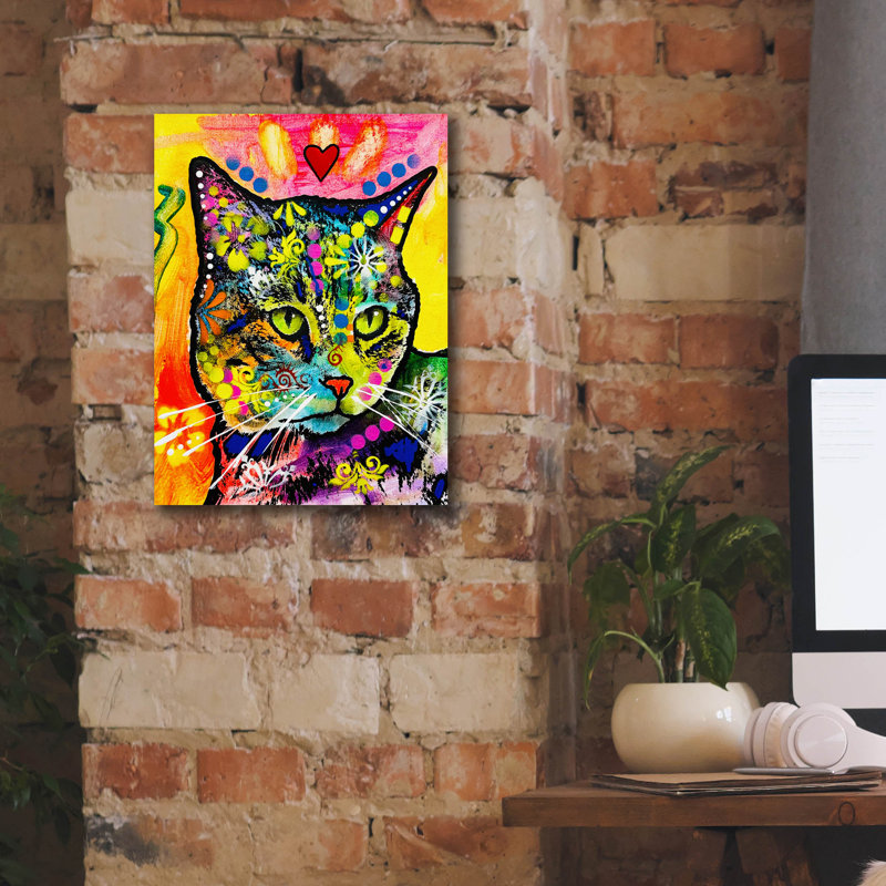 «Seen» par Dean Russo, art sur toile, H 16 po x l 12 po x P 0,75 po