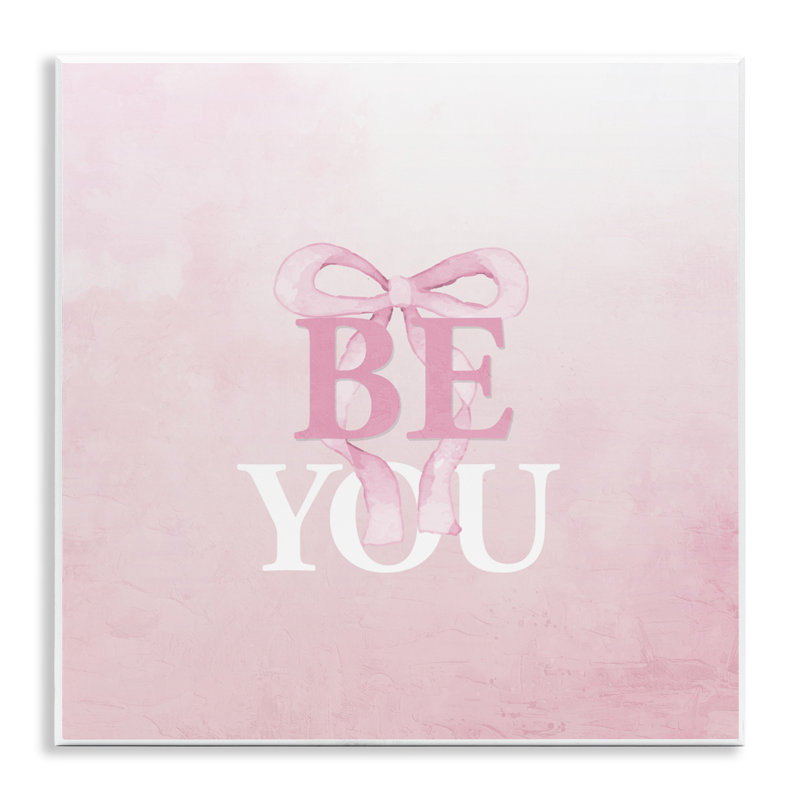 Plaque murale féminine «Be You Pastel», design par Kim Allen