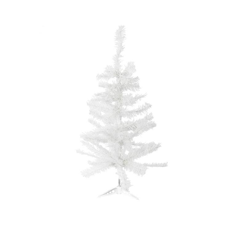 Arbre de Noël artificiel blanc 3 pi H, H 2 pi