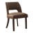 Faux Leather Upholstered Back Side Dining Chair (Set of 4)-589035968-588950989