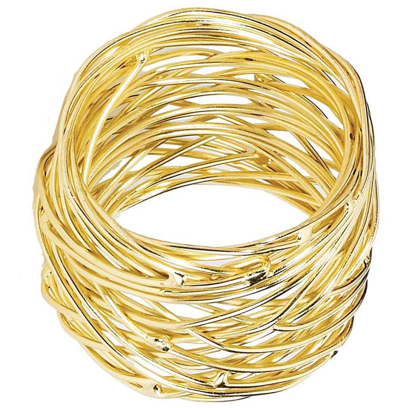 Tara Napkin Ring, Gold