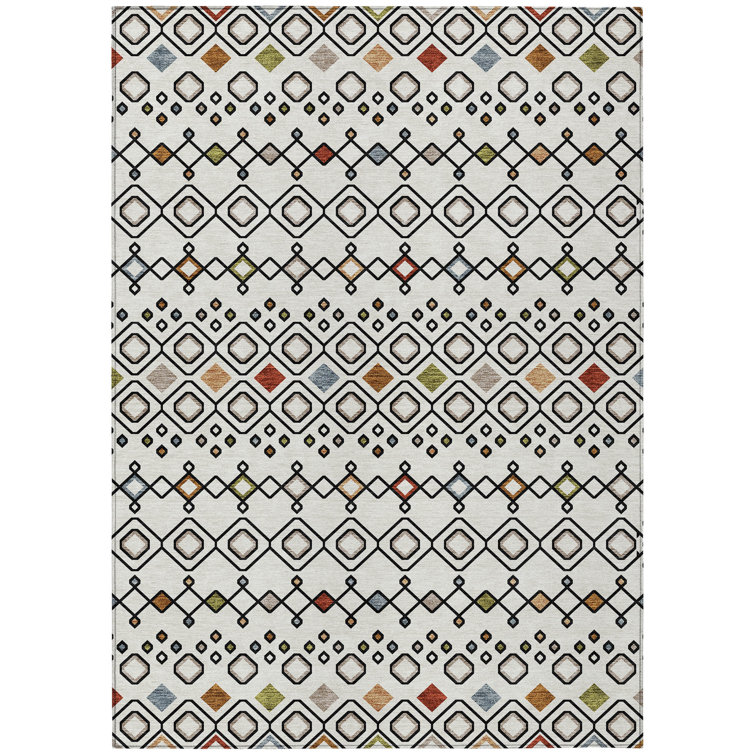 Aleighna Area Rug with Non-Slip Backing