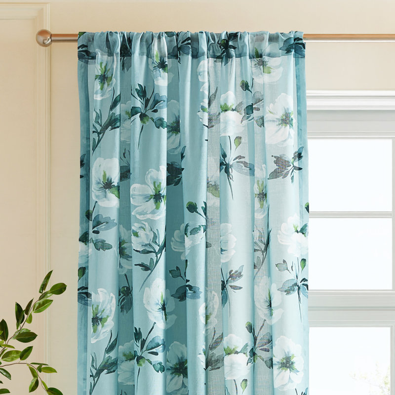 Ted Baker Electra Blossom Multi 50 X 84 Curtain Panel Pair (Set Of 2), 50" W x 95" L