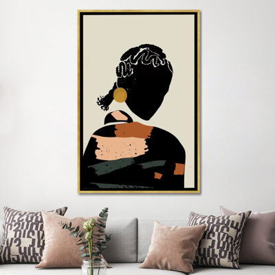 Poils noirs - Impression sur toile