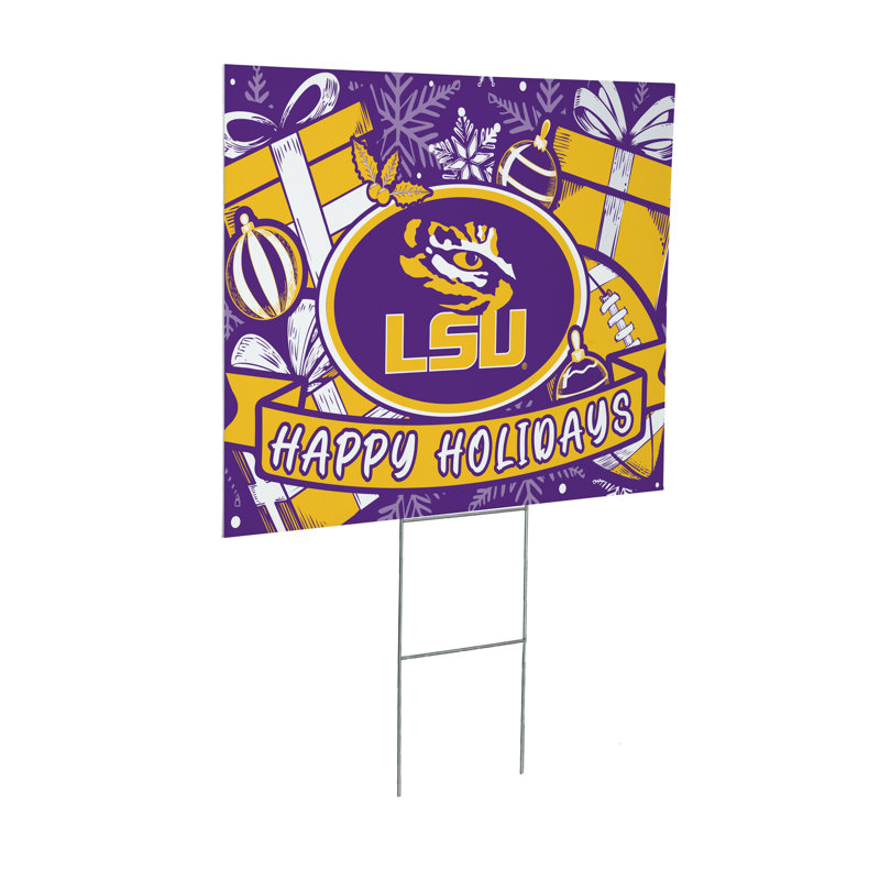 Enseigne de cour de la Louisiana State University, fête