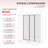 Uks13 56 In. To 60 In. W X 76 In. H Right-Side Opening Semi-Frameless Triple Bypass Sliding Shower Door With 5/16 In. (8Mm) Clear Glass In Brushed Nickel-121255067-121255069-121869876