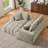 Chenille L-Shape Luxury Sectional Oversized Sofa,Mnimalist Design,Comfy Sleeper Couch For Living Room,Apartment&Reception Spaces,No Assembly Required