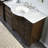 Davian Single Bathroom Vanity with Marble Top-33584384