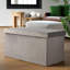 Fabric Upholstered Storage Bench