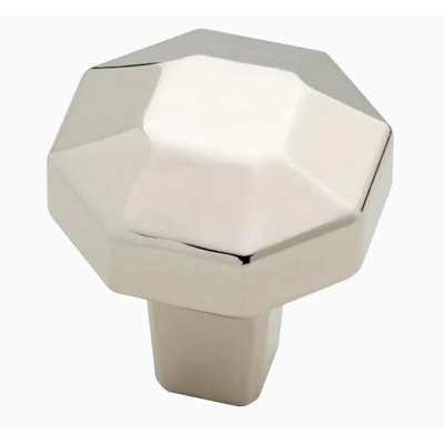 (5 Pack) 1-1/4 inch Serafina Knob Polished Nickel