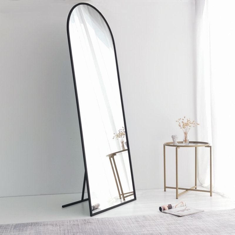 Dwayn Metal Flat Floor Mirror