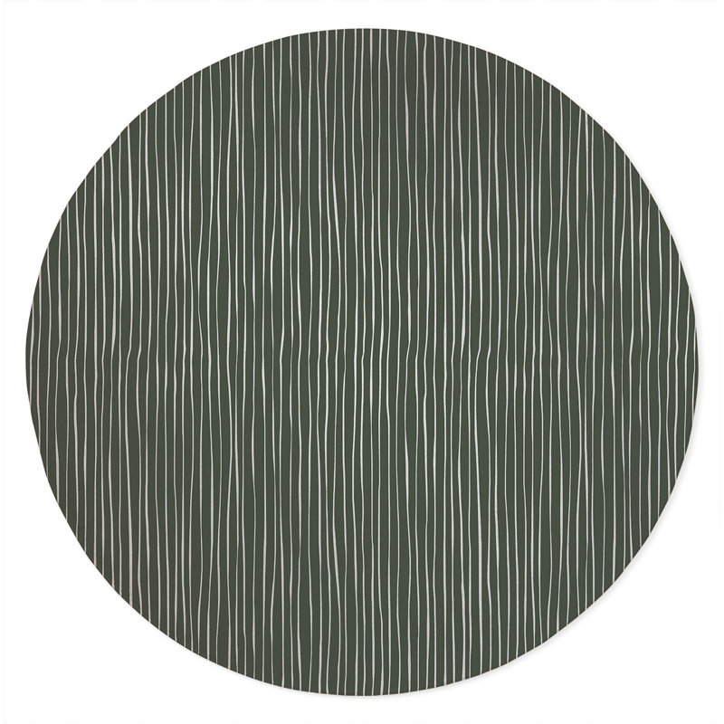 Ricky Non-Slip Outdoor Rug, Round 5'