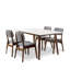 Ensemble repas pour quatre personnes