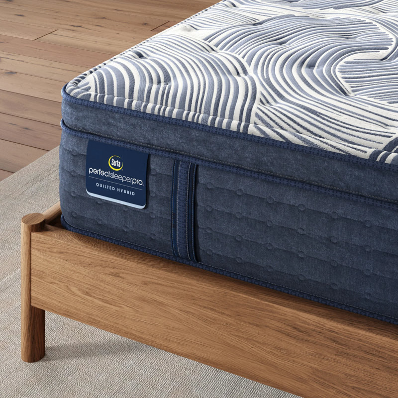 Perfect Sleeper Pro Edinburgh Plush Pillow Top 15" Latex Hybrid Mattress, King