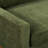Zyon 90" Chenille Velvet Fabric Sofa
