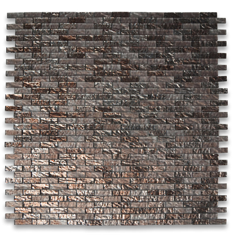 12" x 12" Marble Mosaic Brick Joint Wall & Floor Tile