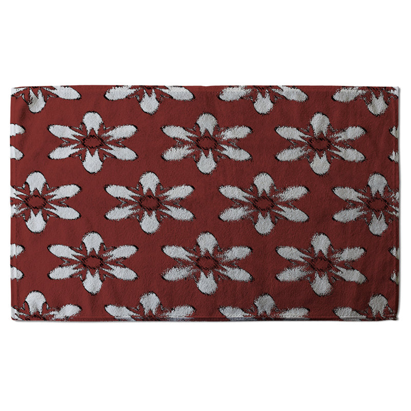 Cotton Floral Tea Towel Kitchen Towel