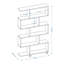 Delton Geometric Bookcase-1810062294