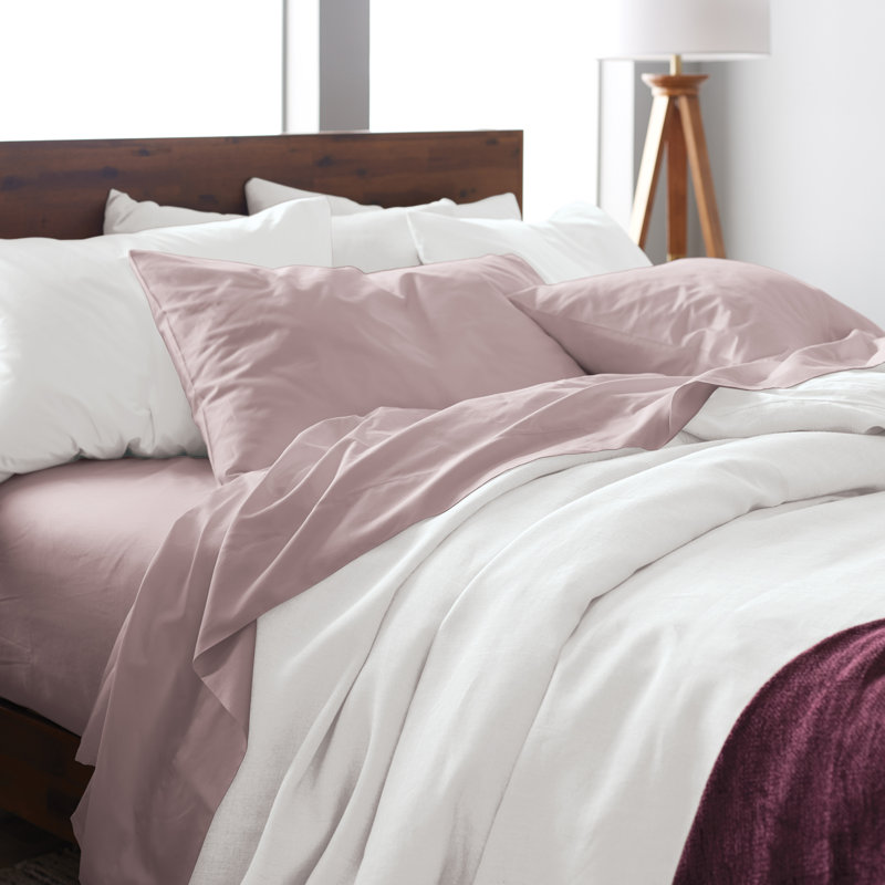 Ella Jayne Rose Bamboo Microfiber Queen Sheet Set
