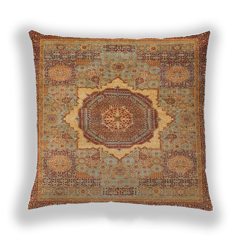 Coussin Abstract 1470, Microsuède