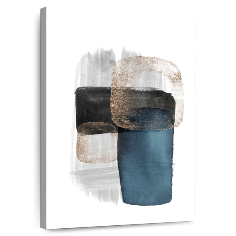 Avery Night Blue III, 51" H x 34" W