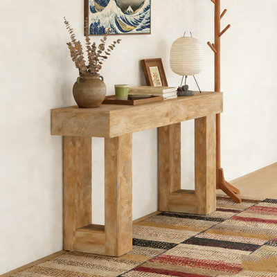 Wooden Sofa Console Table For Entryway