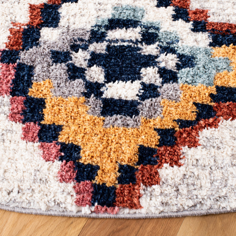 Robillard Performance Southwestern Rug, Round 6'7"