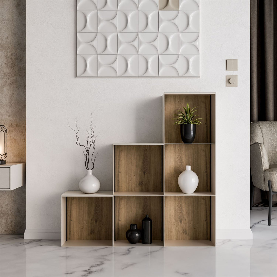 99cm H x 99cm W Metal Bookcase