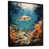 Black Floater Framed