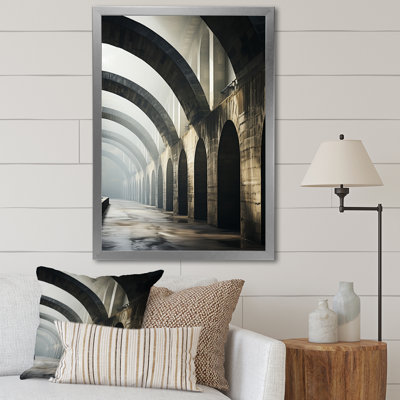 Klarita Beige Bridge Majestic Arch Graphite