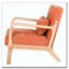 Fauteuil moderne, fauteuil d'appoint avec structure en bois massif-1238319299
