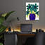 Art mural en verre Winston Porter «Rescue Thy» par Lovitude, 12 po x 16 po