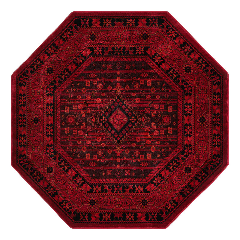 Amro Oriental Indoor Rug, Octagon 5' x 5'