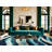 Washable Rolling Waves Hawaiian Area Rug-1370545896