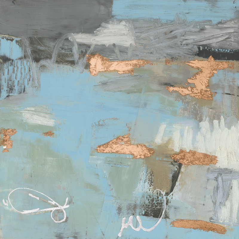 Thither III by Sue Jachimiec - Wrapped Canvas Painting, 30cm H x 30cm W