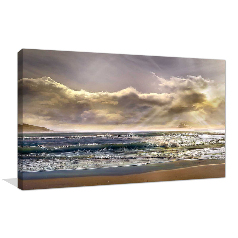 «A New Day», reproduction, H 18 po x l 30 po x P 1 po, Toile tendue