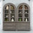 Chalita Glass Door Curio Cabinet Set with LED Lighting-95452546