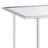 Randall Mirrored Console Table with Faux Marble Shelf