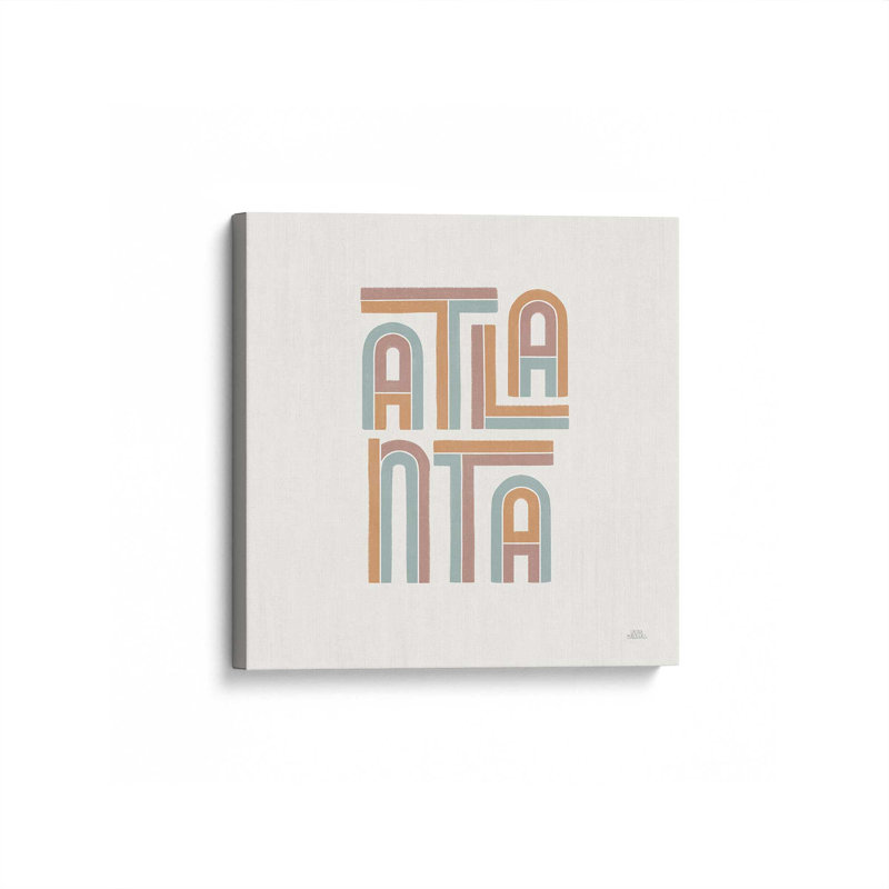 «Atlanta» par Laura Marshall, reproduction d'art sur toile, Toile tendue, Ne s’applique pas, H 12 po x l 12 po