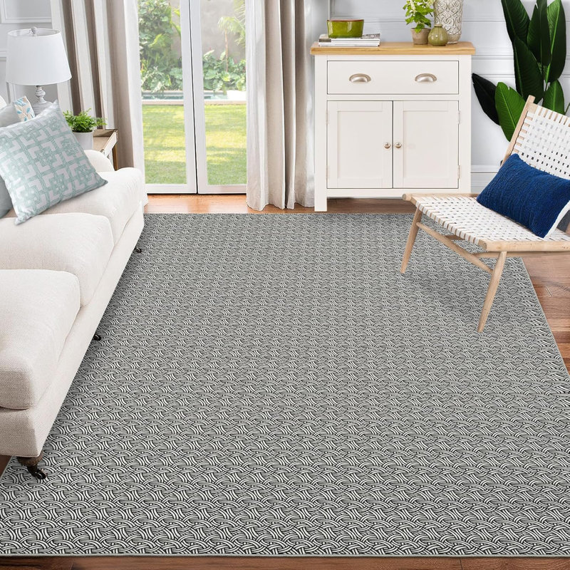 Tapis tressés lavables avec envers antidérapant, Rectangulaire 8 pi x 10 pi