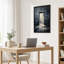 Porte à la texture sombre avec lumière vive - Tableau sur toile-303893029