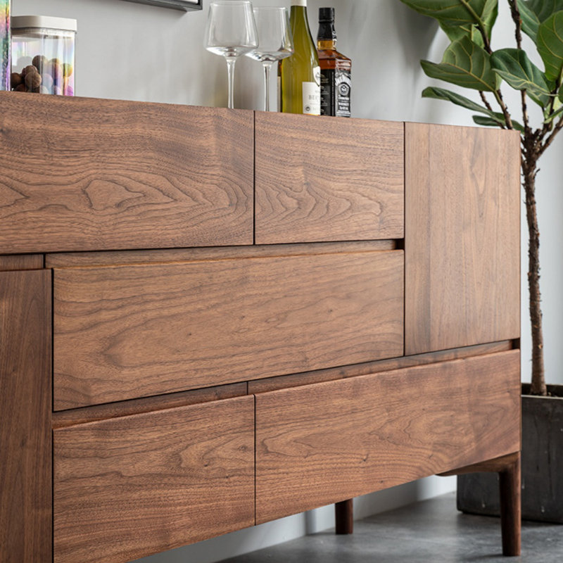 Modern Irregular Sideboard, 31.5" H x 62.99" W x 16.54" D