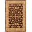 Tapis de bois one-of-kind-noué la 2010 ushak rouge/beige 4 pi x 6 pi Hany