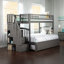 Lit superposé avec lit gigogne en bois massif Jaxson Kids-204376648-174643748