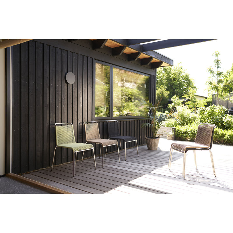 Salto Outdoor Dining Side Chair, Green