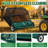 48" Tow-Behind Lawn Sweeper – 26 Cu Ft Leaf & Grass Collector for Tractor – Green-137448472-137448474